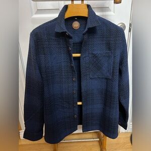 COMMON PEOPLE Men's Granby 1 Pocket Flannel Shirt Size M Overshirt Jacket NWOT